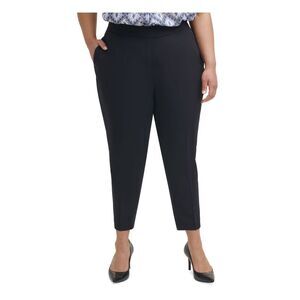 CALVIN KLEIN Womens Pocketed Darted Pull-on Style Wear To Work Pants